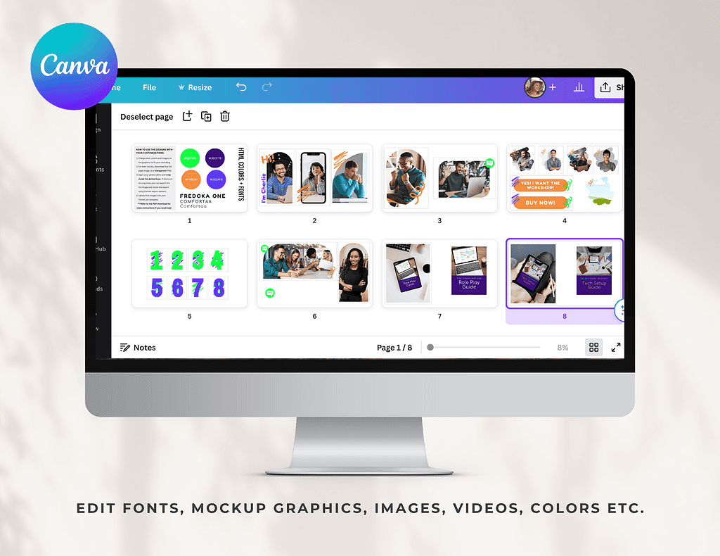 Screenshot of Thrivecartshop platform for digital product creation and marketing.